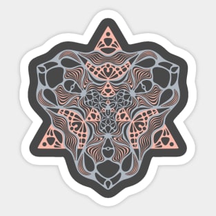 Organic Merkaba Mandala Sticker